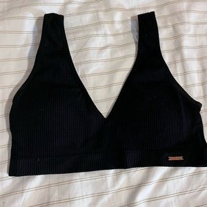 Danskin black fabric bra